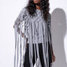 Front View Off The Table Fringe Detail T Shirt