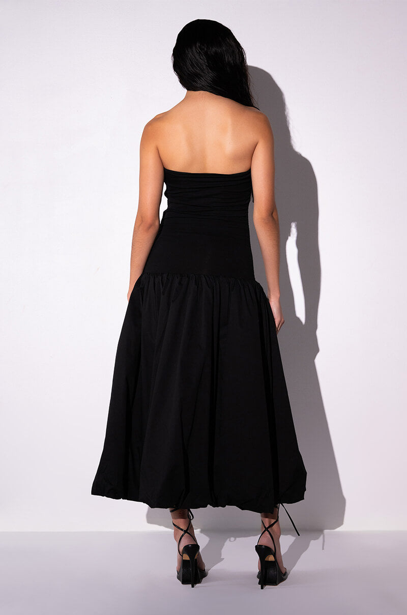 MAKE YOU MINI DROPPED WAIST MIDI DRESS AKIRA MAKE YOU MINI DROPPED WAIST MIDI DRESS AKIRA