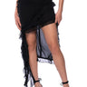 Front View Oh Darling Asymmetrical Ruffle Mini Skirt