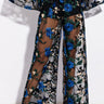 Front View Ojai Embroidered Palazzo Pant