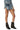 Front View Old School Love Cargo Pocket Mini Skirt