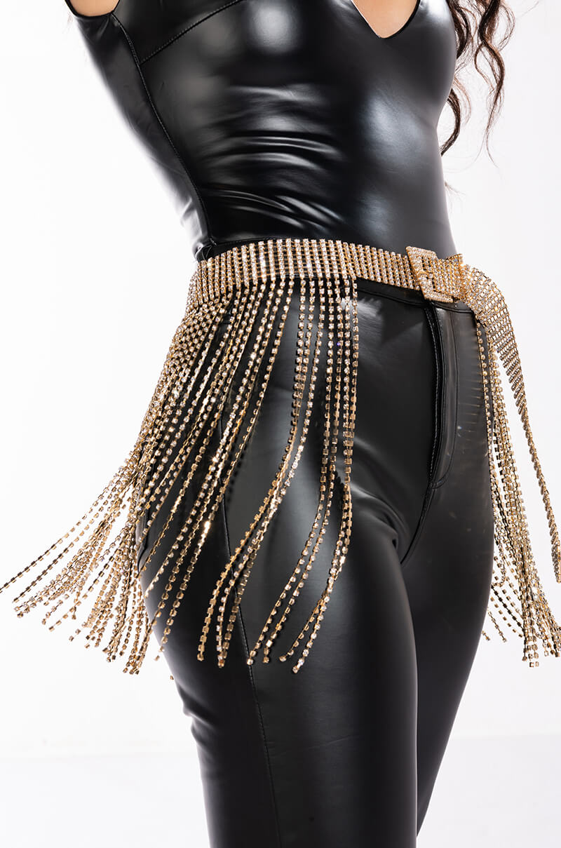 Side View Old Town Road Rhinestone Belt