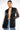 Front View Olivier Sheer Mix Media Blazer