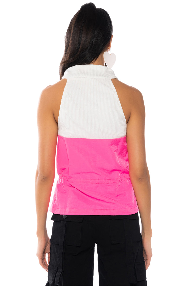 Extra View Ollie Multicolor Sleeveless Blouse view 7