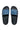 Side View Omg Cargo Denim Flat Sandal In Blue