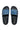 Side View Omg Cargo Denim Flat Sandal In Blue