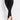 Front View On Duty Vegan Leather High Rise Skinny Pants in Black