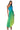 Side View On My Own Wave Ombre One Shoulder Maxi Dress In Blue Multi