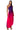 Front View On My Own Wave Ombre One Shoulder Maxi Dress In Purple