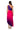 Full View On My Own Wave Ombre One Shoulder Maxi Dress In Purple