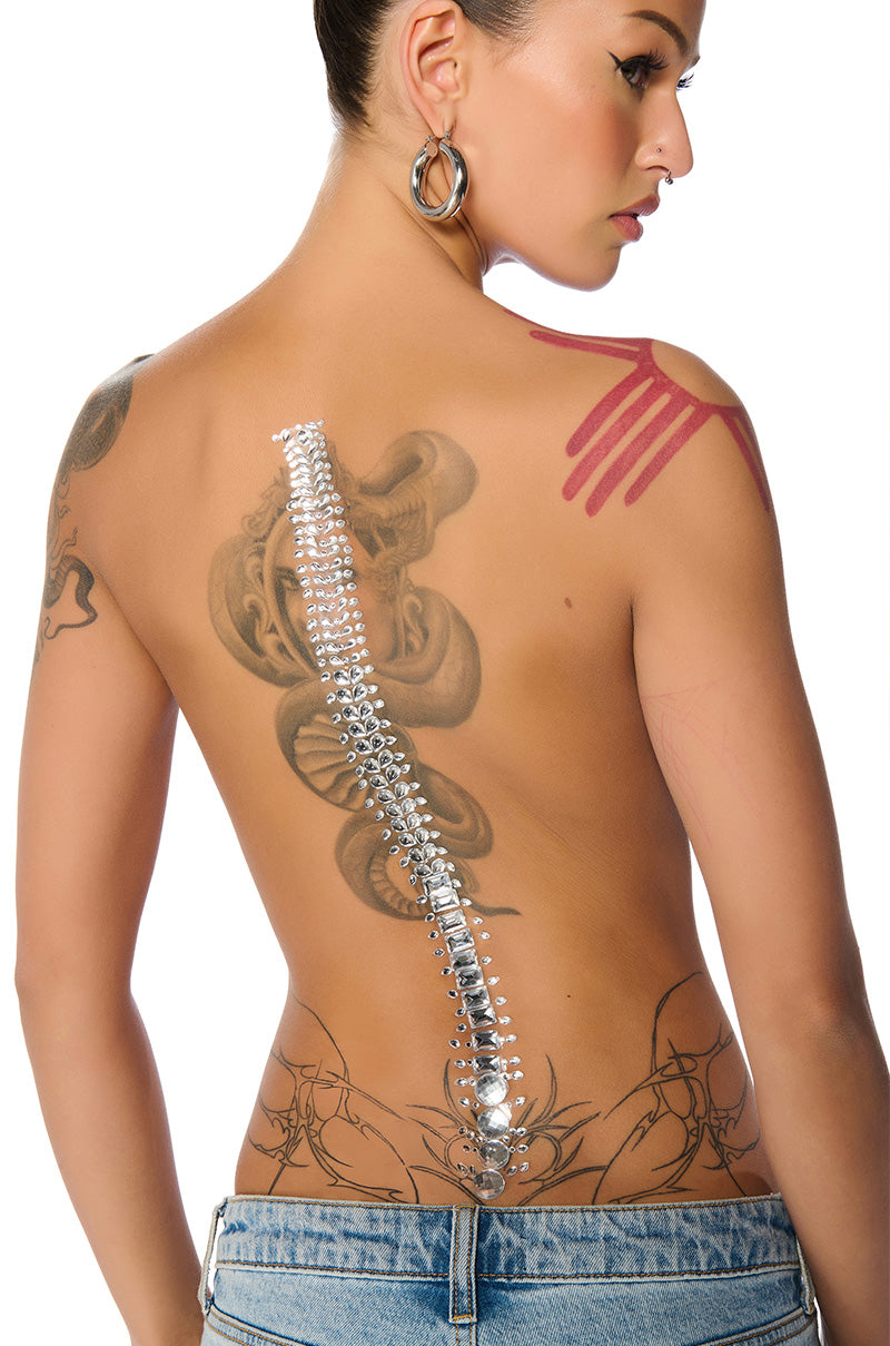 Front View On My Spine Body Gem