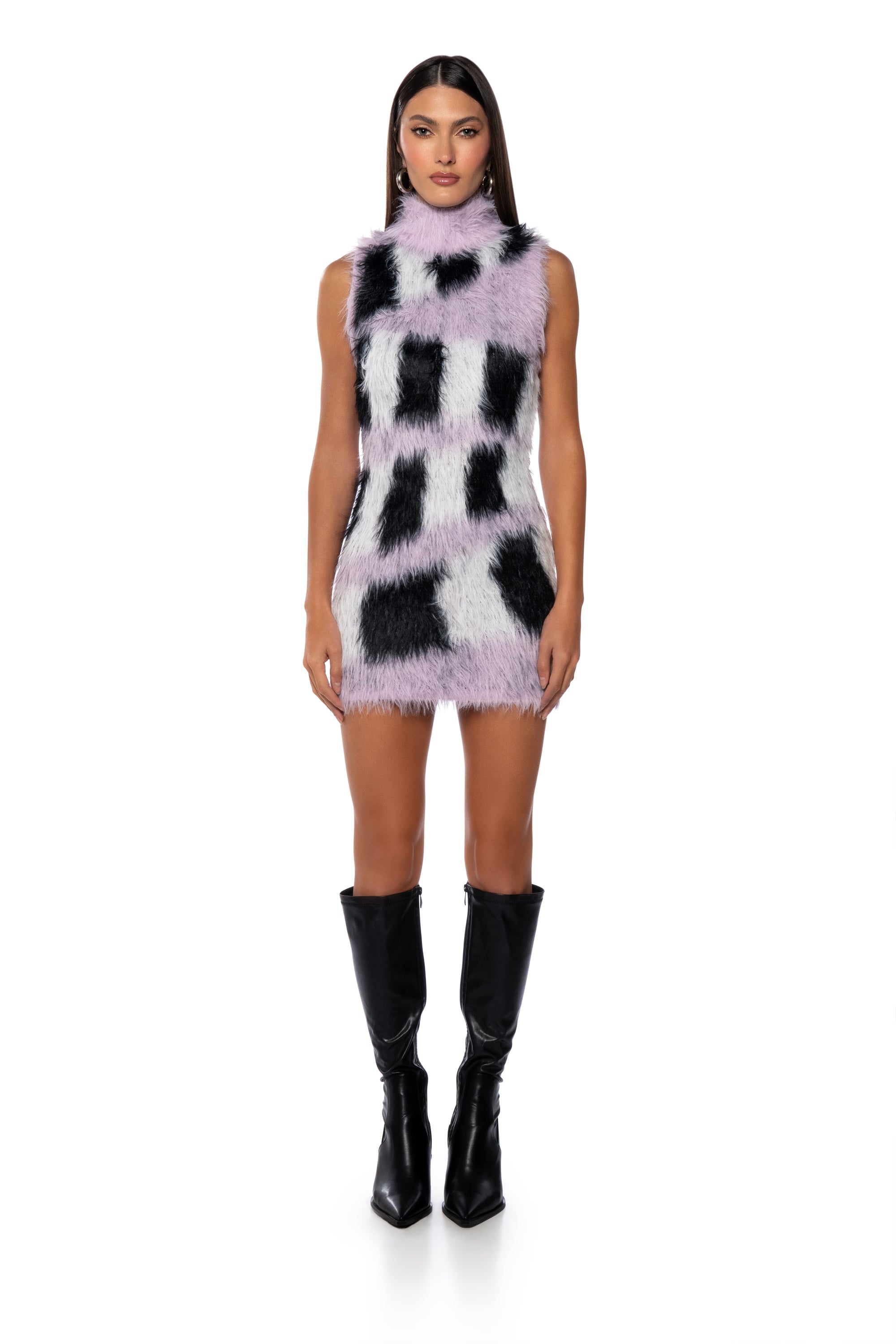 Extra View On My Way Up Knit Mini Dress