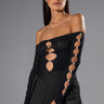 Front View On One Seamless Cutout Bodysuit