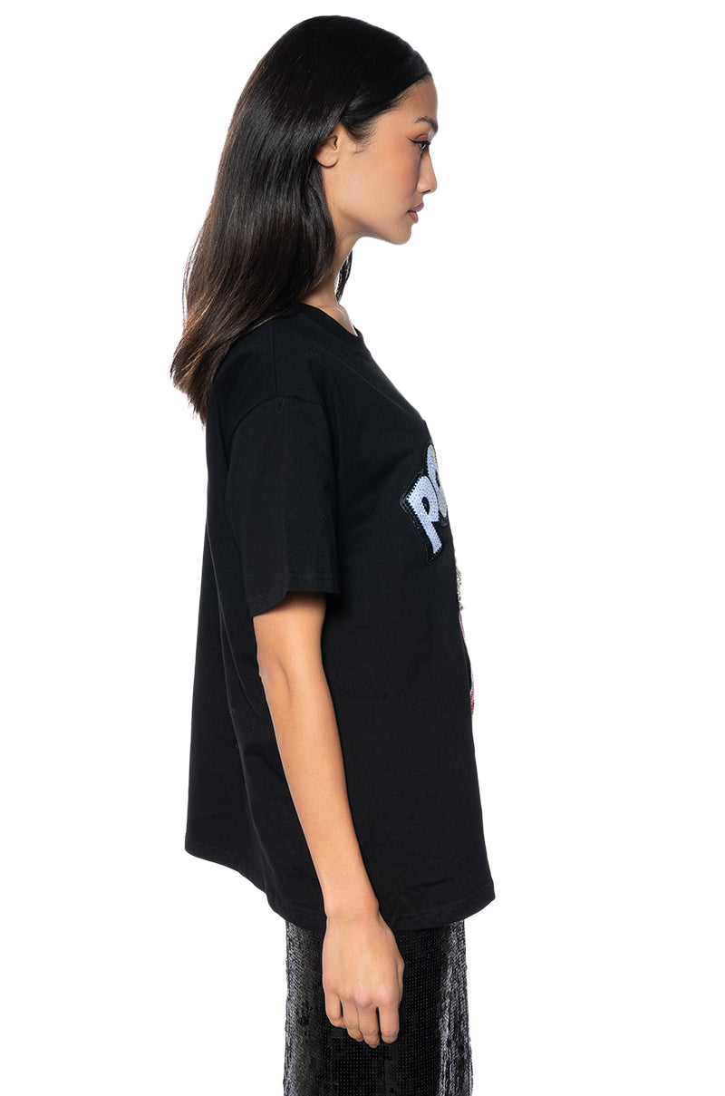 Back View On The Big Screen Graphic T Shirt