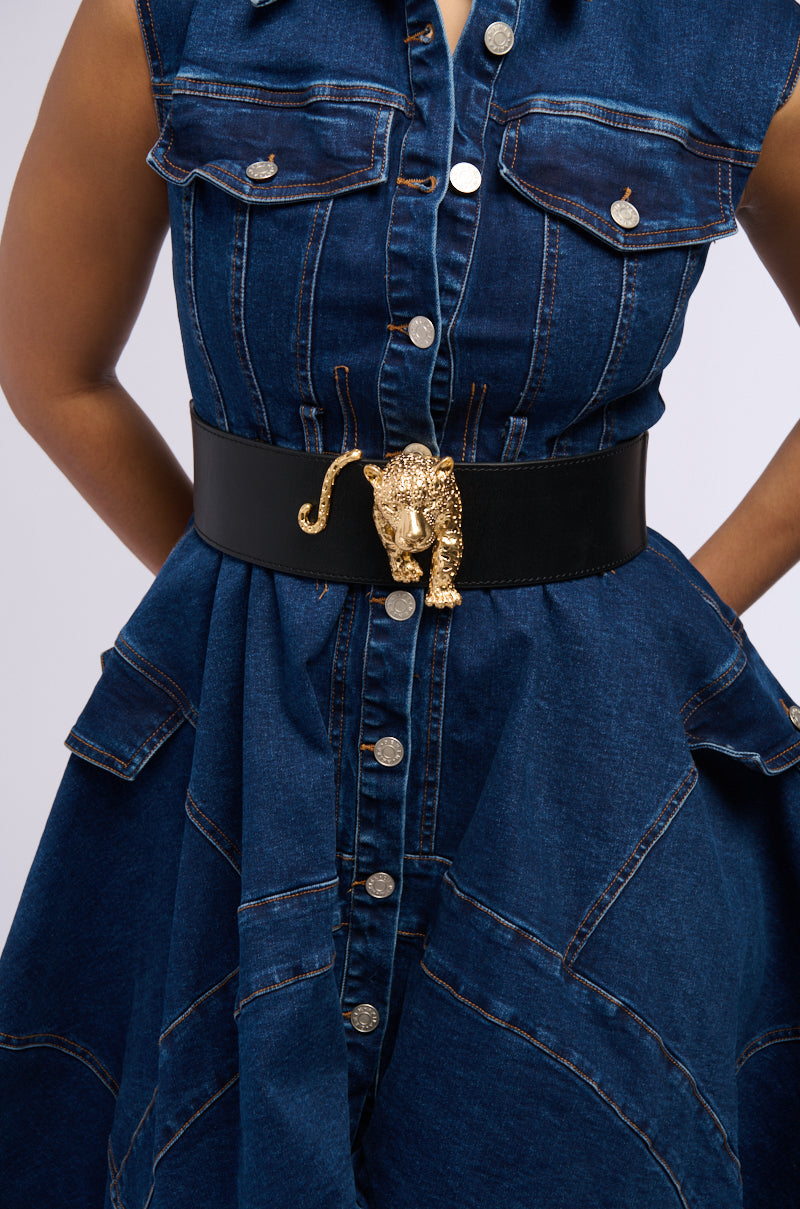 Front View On The Prowl Stretch Belt 0