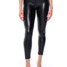 Front View On The Town Corset Pu Leggings With 4 Way Stretch