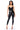 Back View On The Town Corset Pu Leggings With 4 Way Stretch