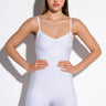 Front View On Time Bandage Romper