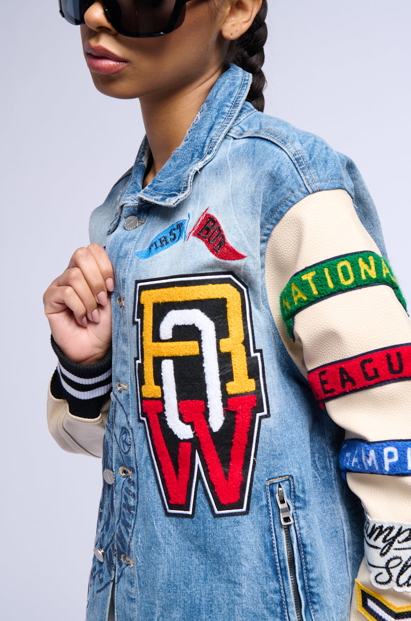 Extra View On To The Next Varsity Jacket
