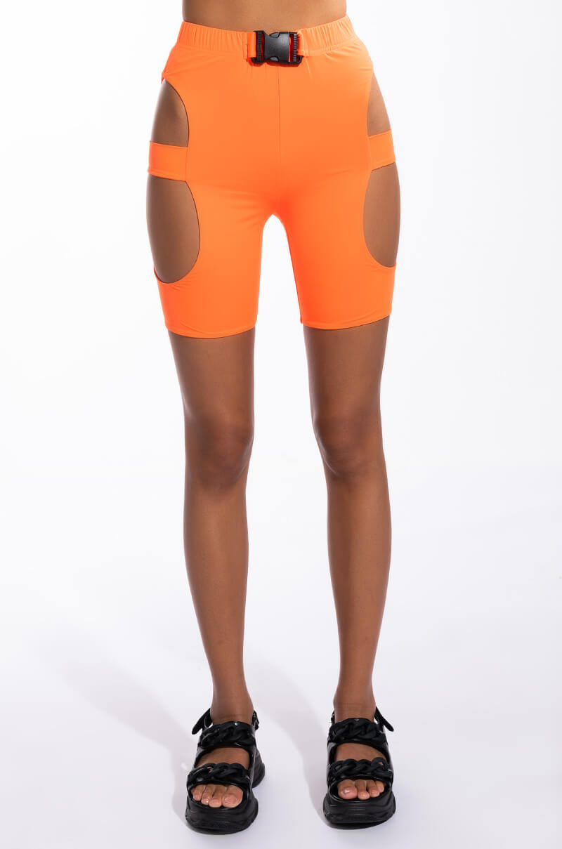 Full View On Your Marks Buckle Detail Biker Short 4