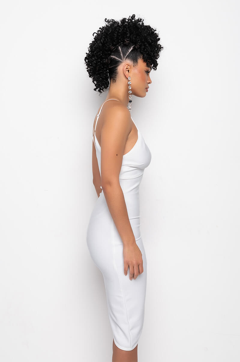 Full View On Your Wishlist Mini Dress With Rhinestone Bra 4