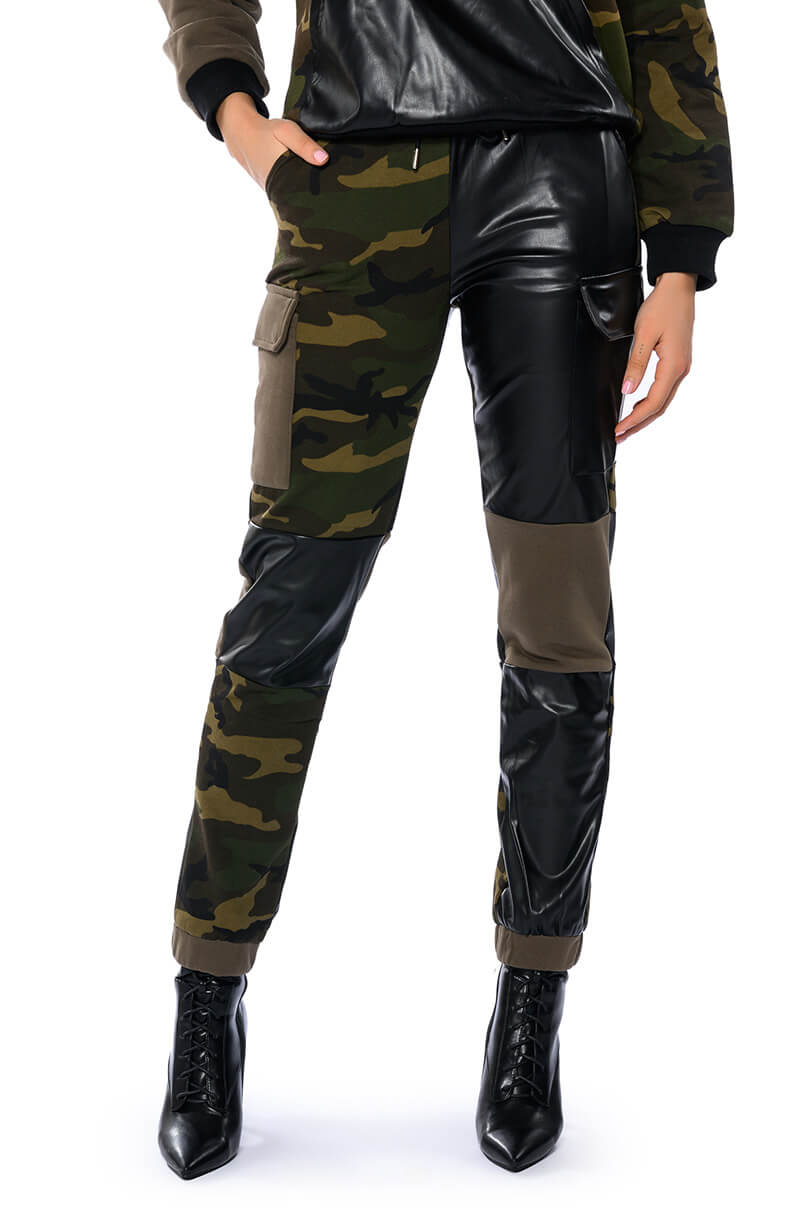Front View One And Only Colorblock Jogger