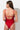 Back View One Hour Lace Bodysuit in Red