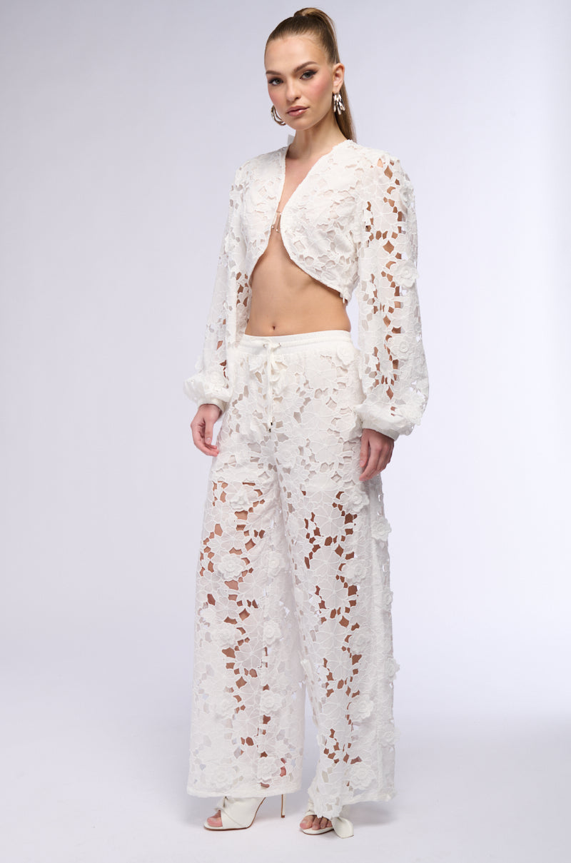 Full View One Last Night Floral Wide Leg Pant 5