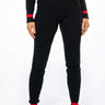 Front View One Love Stripe Sweater Legging