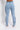 Back View One More Time Inside Out Skinny Jeans in Light Blue Denim