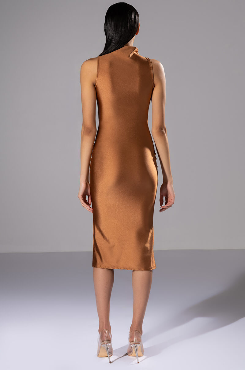 Detail View One Of One Sleeveless Midi Dress