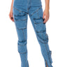 Front View One Step At A Time Skinny Cargo Jeans