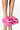 Front View Only In My Dreams Flat Sandal In Pink