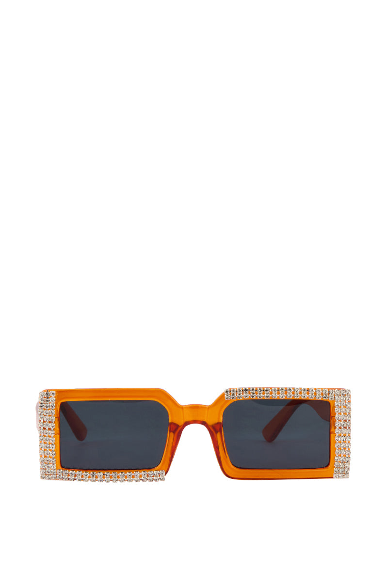 Side View Orange Ya Glad Sunglasses