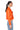 Full View Orange You Love Me Moto Jacket