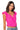 Side View Orchid Ruffle Sleeve Corset Top In Pink