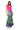 Back View Orchid Ruffle Sleeve Corset Top In Pink