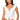 Front View Orchid Ruffle Sleeve Corset Top In White