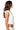 Back View Orchid Ruffle Sleeve Corset Top In White