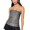 Front View Out For The Night Embellished Corset Top