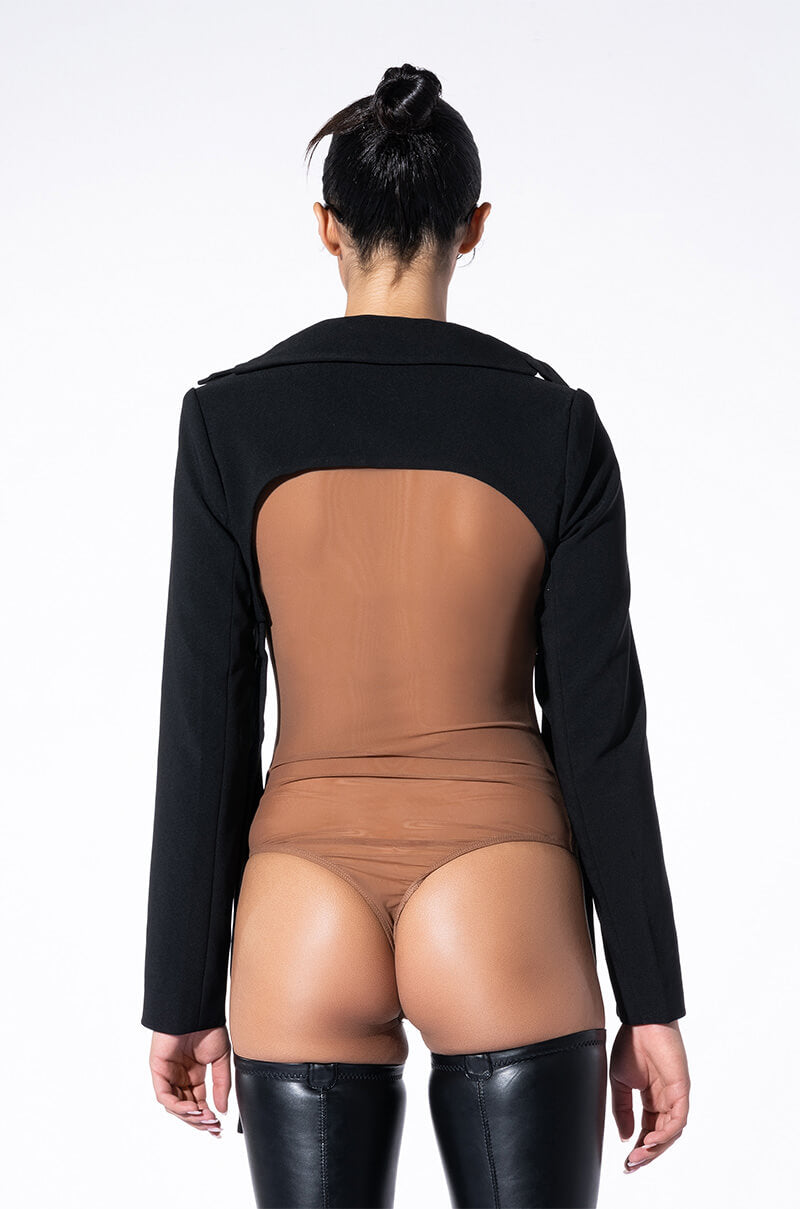 Extra View Out In The Open Bolero Blazer