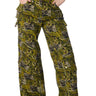 Front View Out Of Sight Cargo Camo Wide Leg Pant