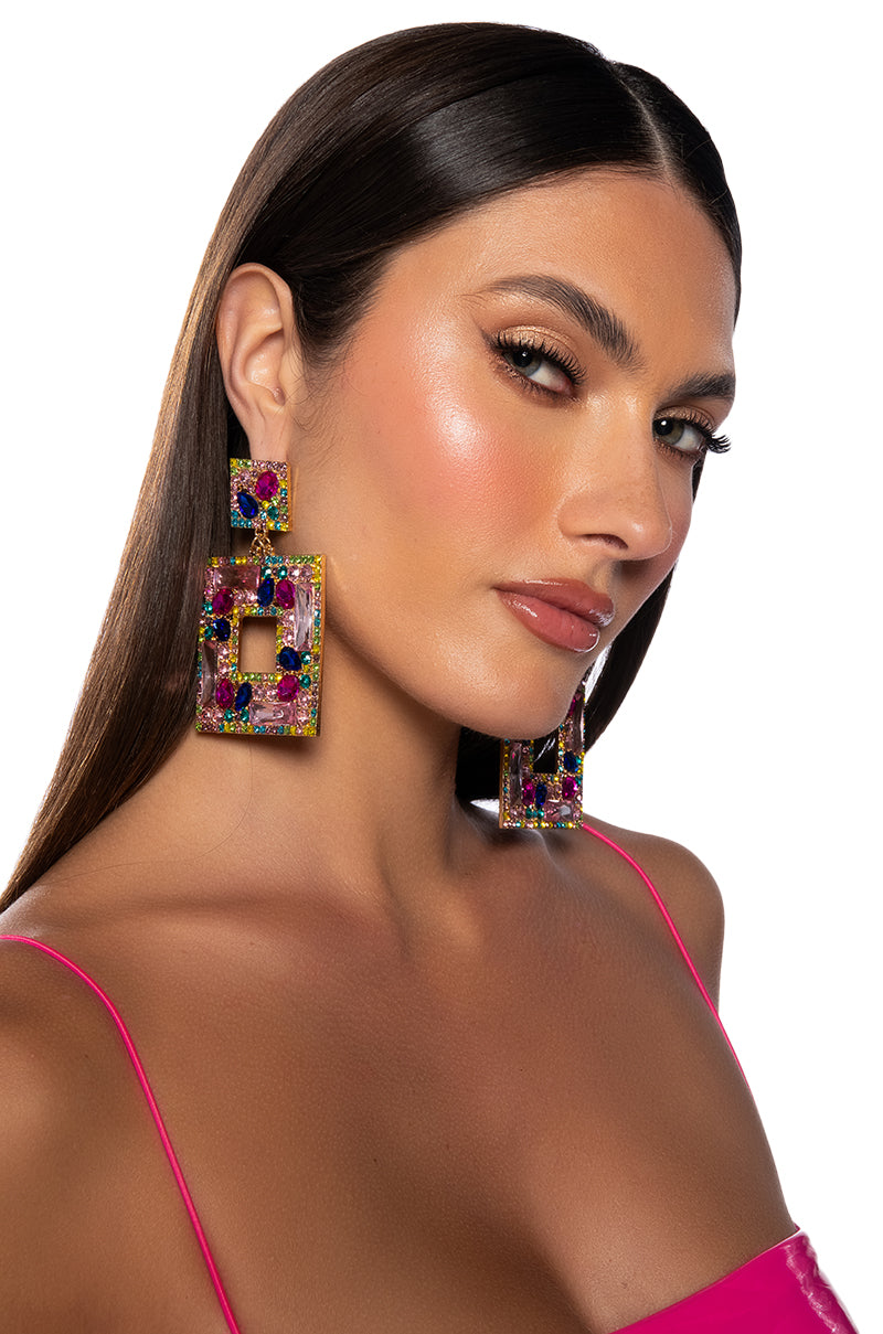 Front View Out Of The Box Earring