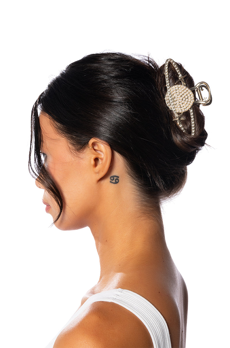 Front View Out Of This World Hair Claw