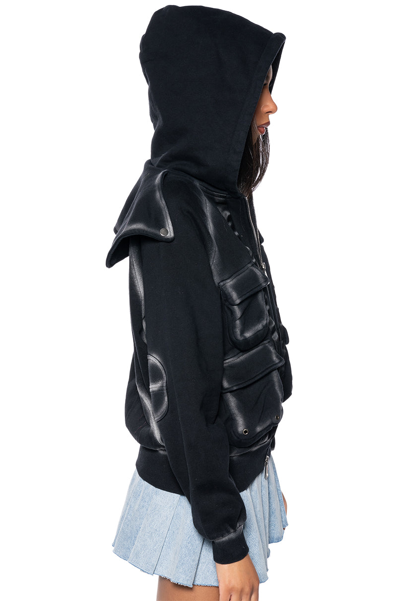 Extra View Out Of This World Long Sleeve Zip Up Hoodie 5