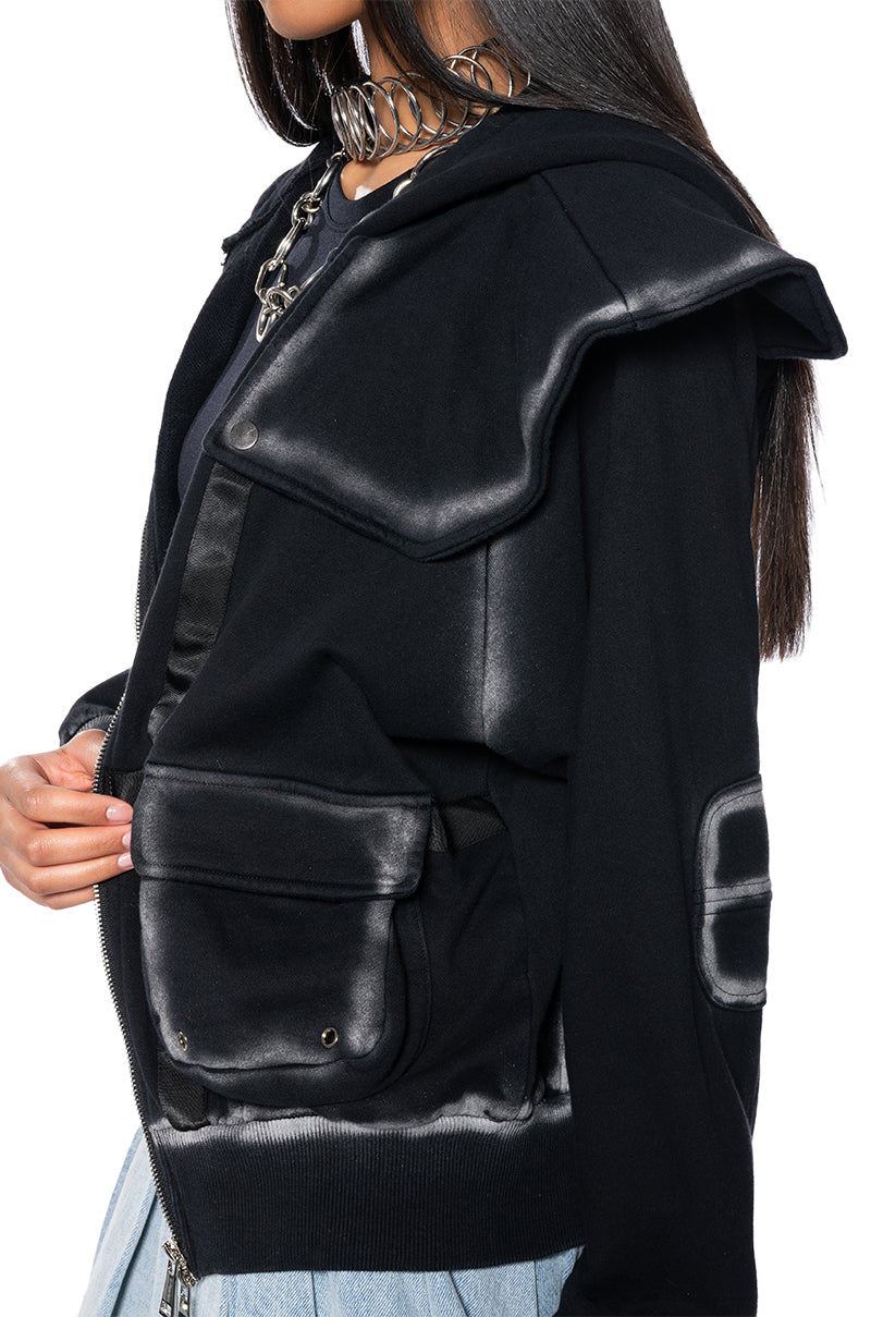 Extra View Out Of This World Long Sleeve Zip Up Hoodie 7