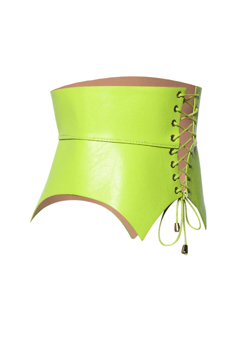 Detail View Out To Brunch Lace Up Belt