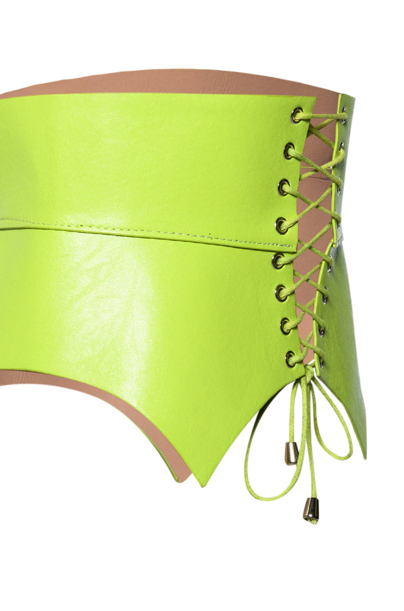 Full View Out To Brunch Lace Up Belt