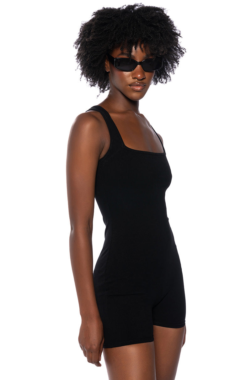 Front View Out To Play Sleeveless Romper