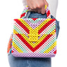 Front View Over The Rainbow Beaded Purse